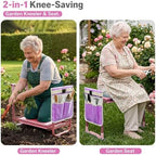 Garden Kneeler and Seat Heavy Duty, Foldable Gardening Stool Bench - Image 3