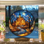 Magic Castle Dracula Mansion Acrylic Suncatcher - Image 4