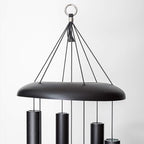 44" Aluminum Wind Chimes - Premium Wind Chime to Create a Zen Atmosphere - Wind Chime Suitable for Outdoor, Garden, Patio, Backyard, Garden Decoration with Wind Catcher Decor Gift (Black) - Image 5