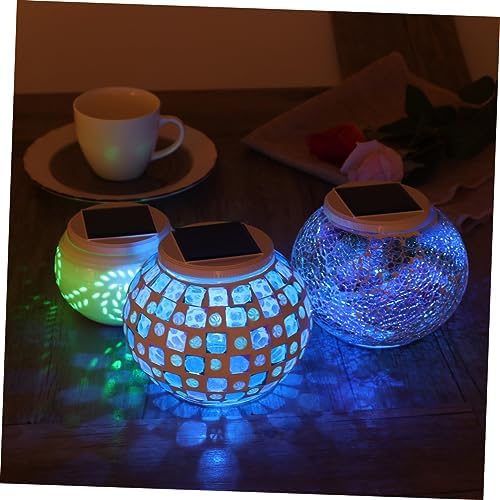 TOYANDONA Solar-Powered Glass Ball LED Garden Lights Waterproof Outdoor Solar Light Balls for Patio Lawn and Garden Decoration - Image 4
