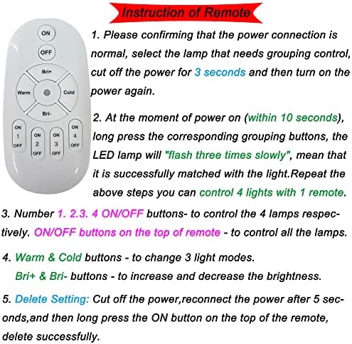 Kiven LED Smart Black Foot Pedal Push Switch Mini Accent uplight Color Changing Wall Light Stepless Dimming with Intelligent Remote Control for Living Room - Image 7