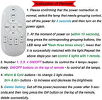 Kiven LED Smart Black Foot Pedal Push Switch Mini Accent uplight Color Changing Wall Light Stepless Dimming with Intelligent Remote Control for Living Room - Image 7