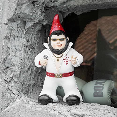 Large Singer Gnome Garden Statue Outdoor Resin Dwarf Figurine Decor Home Decoration Funny Sculpture for Patio Poch Yard Backyard Ornament Housewaiming Unique Gift - Image 3