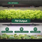 Maygrove Grow Lights for Indoor Plants, Tunable Spectrum 1FT LED Growing Lamp 56W (8 x 7W), T5 Grow Light Strip for Seed Starting, Vegetables, Linkable, Black, 8-Pack - Image 2