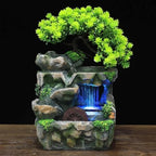 Mini Tabletop Fountains Indoor Relaxation Desktop Fountain Waterfall, Small Water Fountain Indoor Indoor Waterfall Feature, Desktop Waterfall for Home Office Bedroom Desk by Unknown