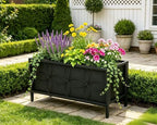 Zhongma Sturdy Raised Garden Bed with Inner Fabric Liners for Vegetables Flower, Planter Box for Backyard Patio Balcony. Inner Size: 33.85x14.17x11 inch - Image 2