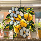 Lime Branch and Daisy Acrylic Suncatcher - Image 4