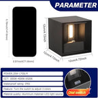 20W Outdoor Wall Lights 3CCT Adjustable, Up and Down LED Wall Sconce - Image 5