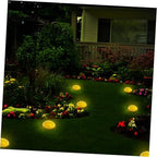 Ciieeo 4 Pack Solar Ground Lamp LED Outdoor Disc Lights for Garden - Image 2