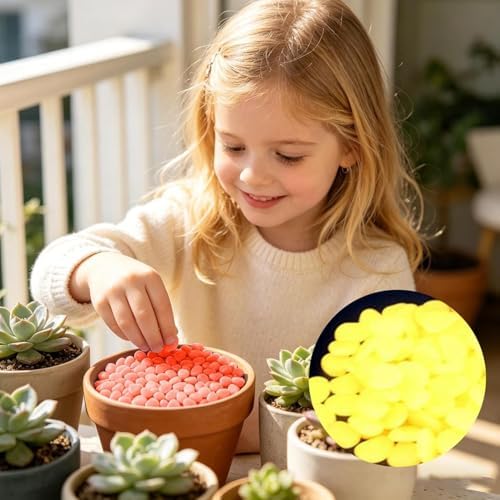 Colorful Glow in The Dark Garden Rocks,Outdoor Luminous Stones for Glow in the Dark Walkways, Artificial Landscape Rocks Night Guide Luminous Pebbles for Garden Lawn Path Yard Decor (800, Yellow) - Image 3