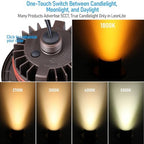 LEONLITE 6-Pack Dia.4 Inch 5CCT Well Lights Shielded Top Oil Rubbed Bronze - Image 3