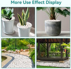 15 lbs White Rocks for Landscaping, 1-2Inch River Rocks for Plants - Image 6