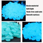Glowing Stone Blue Glowing Stones, Pebbles Glowing in The Dark, Indoor and Outdoor Park Garden Sidewalk Aquarium Decoration (Size : 400PCS) - Image 4