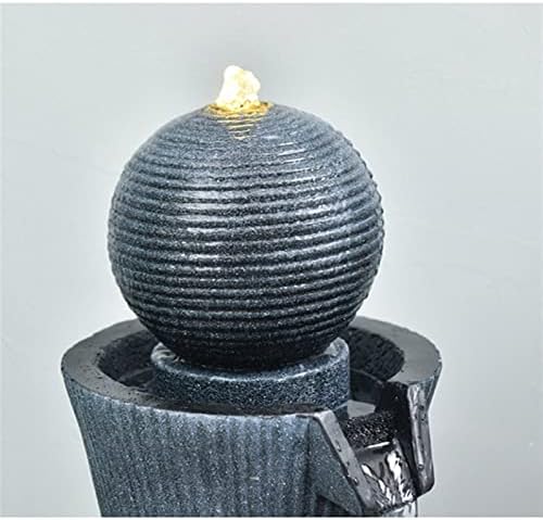 Indoor Fountain Resin Waterfall Tabletop - Tiered Indoor/Outdoor Water Decorative for Home or Office Rockery - Image 3
