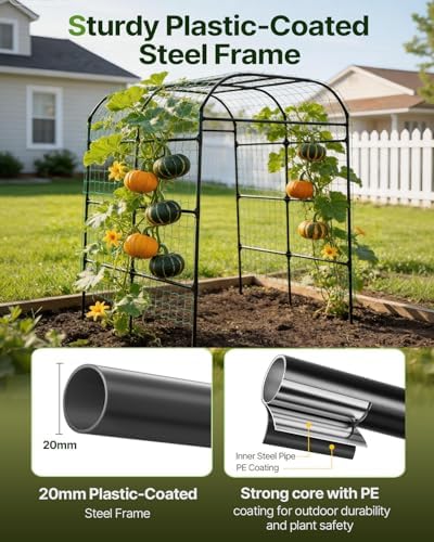 Suteck 7.5FT Tall Garden Arch Trellis - Image 3
