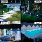 Toodour Solar Spot Light Outdoor, 4 Pack Solar Lights Outdoor with 2 Modes - Image 6