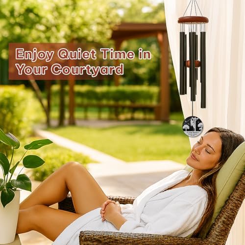 Personalized Lineman Memorial Wind Chime – “in Loving Memory of” Custom Name & Years – Sympathy Gift for Utility Worker Families – Outdoor Remembrance Windchime for Loss of Loved One - Image 2