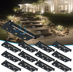 12 Packs 7inch Hardscape Lighting 3W 5000K Daylight White by LECOTRESYLandscapeLight