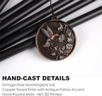Vanquer Gift Wind Chimes for Outside - 30'' Wind Chimes Outdoor Clearance, Windchimes Outdoors, Memorial Wind Chimes, Sympathy Gift, Patio, Home Décor, Vintage Black (30" Hummingbird) - Image 4