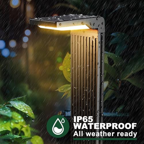 COXSENI Solar Pathway Lights Outdoor Warm/Cool White, 6Pack - Image 4