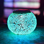 Solar Glass Ball Garden Lights, KEEDA Color Changing LED Rechargeable Mood Night Lamp Outdoor Waterproof Table Lamp Bedroom Party Patio Yard Decor by keeda