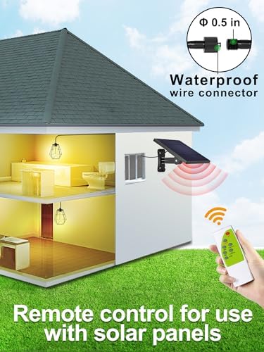 intelamp Solar Pendant Lights Indoor Outdoor 4000mAh Hanging Light - Image 3