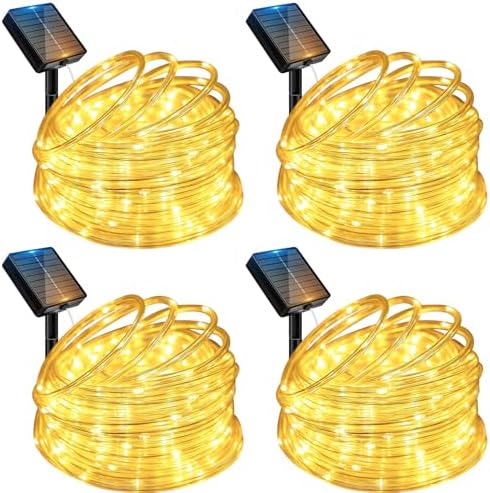 btfarm Solar Rope Lights, 120LED 46FT String Lights Outdoor Waterproof by btfarmdecorativelighting
