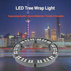 Tree Hugging Lights - Outdoor Ring Tree Light, 24V/220V IP65 Waterproof Landscape Spotlight, Tree Hug Uplights for Garden Pathway Accent, Circular Wrap Around Lamp(White,48W(24v)) - Image 3