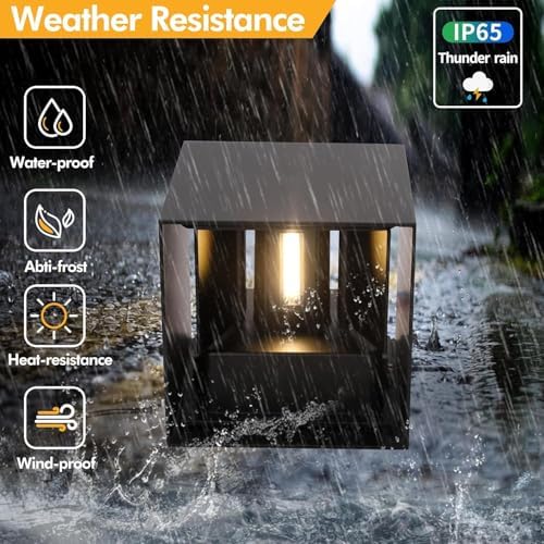 20W Outdoor Wall Lights 3CCT Adjustable,Up and Down Wall Sconce 4 Pack - Image 4