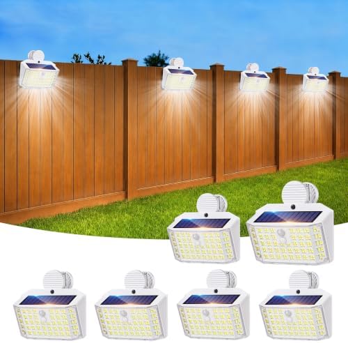 Clip on Solar Lights Outdoor, Motion Sensor Fence Lights by LightupYourLife