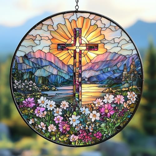 Cross Acrylic Suncatcher by AVAGAN