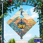 Personalized Peacock Couple Garden Wind Spinner, Custom Name 3D Kinetic Yard Ornament for Outdoor Lawn Decor Gifts - Image 5
