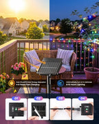 Brightown 4 Pack Solar Fairy Lights Outdoor, Total 132FT 400LED, Multicolor - Image 2