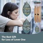 ASTARIN Personlized Wind Chimes Memorial, 35 in Sympathy Gifts for Loss of Loved One, Sympathy Wind Chimes for Loss Lover Mother Father, Metal Wind Chime for Funeral(Produced in Texas) - Image 2