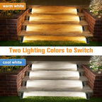 VOLISUN Solar Step Lights Outdoor Waterproof, LED Outdoor Stair Lights - Image 5