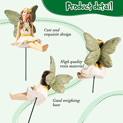 Yulejo 18 Pieces Garden Miniatures Fairies Mini Figurine Fairy Accessories Outdoor Decor for Garden Yard Lawn Supplies - Image 5
