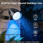 RGBW Low Voltage Landscape Lighting Kit, Outdoor Spotlight 8Pack - Image 5