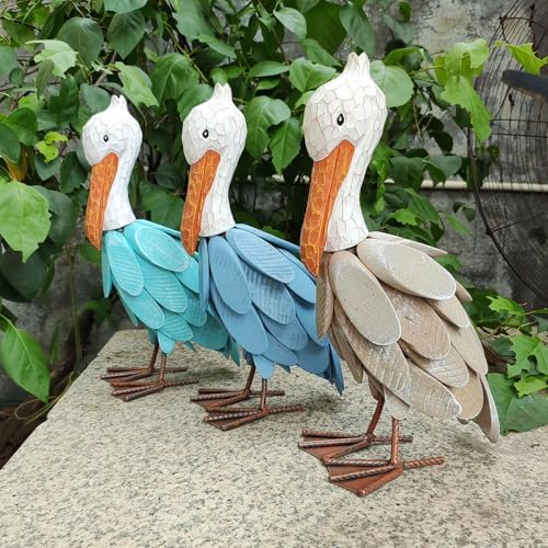 Outdoor Decor Pelican Bird Statues Figures Yard Art Garden Sculptures & Statues for Patio, Pond, Pool, Backyard Decorations… - Image 4