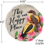 Spoontiques - Garden Décor - No Place Like Home Stepping Stone - Decorative Stone for Garden - Image 3
