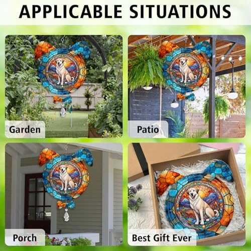 Anatolian Shepherd Dog Ears Wind Spinner, Anatolian Shepherd Wind Spinner Hanging for Yard and Garden - Image 5
