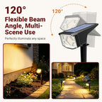 AUDERWIN Solar Spot Lights Outdoor Waterproof 12 Pack Warm White - Image 4