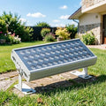 DC220V LED Beam Spotlight, Rectangle LED Spotlight, IP67 Outdoor Waterproof Beam Spot Lights, Tree Lighting, Landscape Floodlights, Garden Villa Courtyard Lawn Light(Red Light,24W(220V)) by Unknown