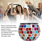 Solar Decorative Light, Color Changing Solar Powered Glass Mosaic Ball Led Garden Lights, Colorful Hanging Solar Lantern Decorative, Mosaic Glass Solar Lamp, for Garden Outside - Image 5