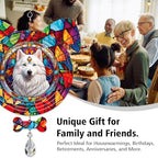 American Eskimo Dog Ears Wind Spinner, American Eskimo Wind Spinner Hanging for Yard and Garden (American Eskimo) - Image 7