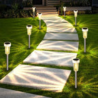 Mancra 12 Pack Solar Pathway Lights Outdoor, Waterproof Metal Solar Outdoor Lights Tungsten Bulb Landscape Lighting Garden Decor for Path Yard Lawn Walkway Driveway - Image 2