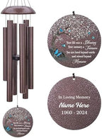 Personalized Wind Chimes Sympathy Gifts for Loss Loved Ones by ExtrabilyOfficial
