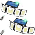 Solar Lights Outdoor Waterproof Motion Sensor - 416 LEDs 3000 Lumens Super Bright 3 Brightness 3 Modes 360° Illumination 32ft Solar Flood Security Light for Outside by MDCMDCMSolarLightsOutdoor