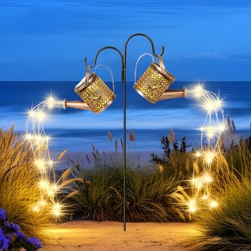 JIAJIAMEI Solar Watering Can Lights Outdoor Garden Decor - Image 5