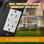 Ehaho Porch Lights with Outlet for Front Door, Dusk to Dawn, IP65 (1 PC) - Image 2