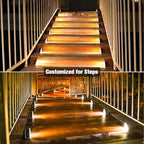 VOLISUN Solar Step Lights for Outside 12 Pack, Solar Stair Lights Outdoor - Image 3